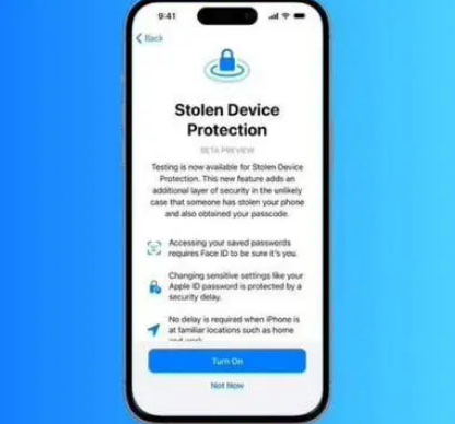 海淀苹果授权维修店分享被盗设备保护功能开启方法