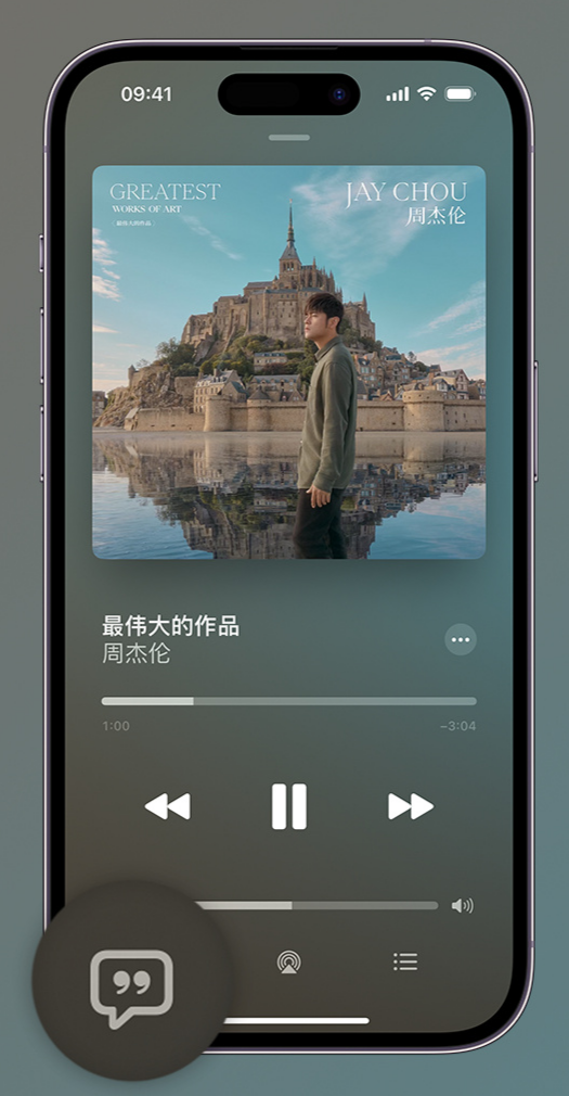 海淀iphone维修分享如何在iPhone上使用Apple Music全新唱歌功能 